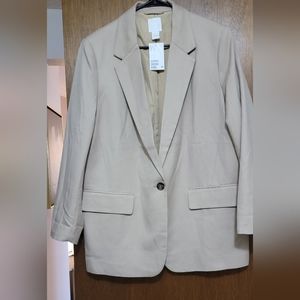 H&M tan blazer #NWT